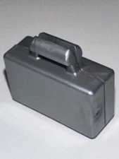 Lego Flat silver mini figure briefcase/suitcase 4449