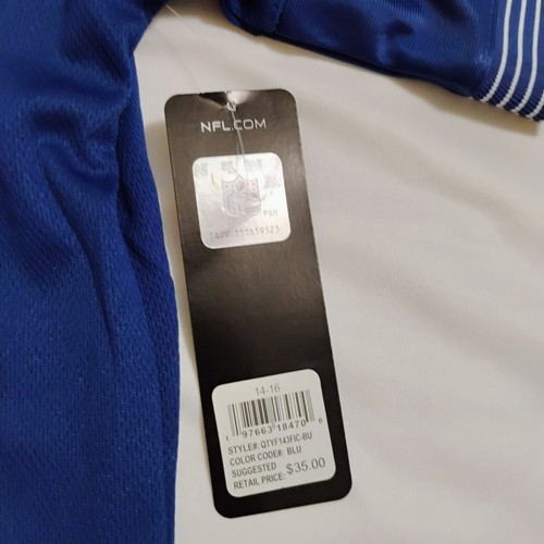 Indianapolis Colts Jersey NFL Team Apparel Size Youth 14-16 New With Tags - Bild 6 von 10