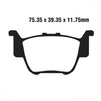 Bremsbelag EBC FA373TT Hinten FüR Honda TRX 680 FA Fourtrax Rincon Bj. 2006-2014
