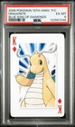 PSA 6 POKEMON PLAYING CARD DRAGONITE BLUE KING DIAMOND 10TH ANNIVERSARY 368