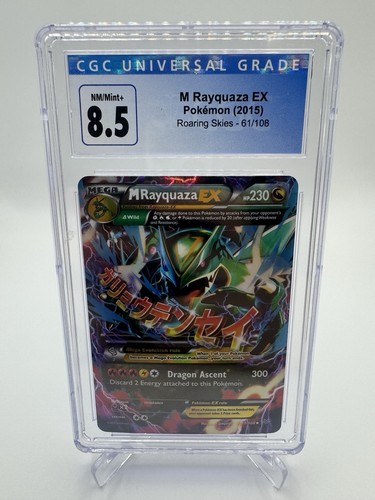 M Rayquaza-EX graded CGC 8.5 for sale on eBay