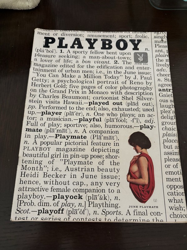 Vintage Playboy - June 1961 - w/Centerfold