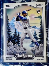 ORELVIS MARTINEZ 2025 TOPPS X BOB ROSS THE JOY OF BASEBALL ROOKIE RC Q0963
