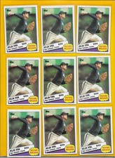 75023 LOT OF 9  1985 Topps #7 Nolan Ryan  ASTROS CARDS