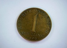 Austria 1970 1 Schilling Second Republic 1 Schilling (Edelweiss) Coin