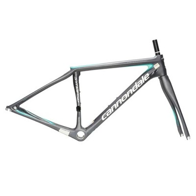 Cannondale Synapse Carbon Rim Brake Frame and Fork 44cm Grey/Aqua