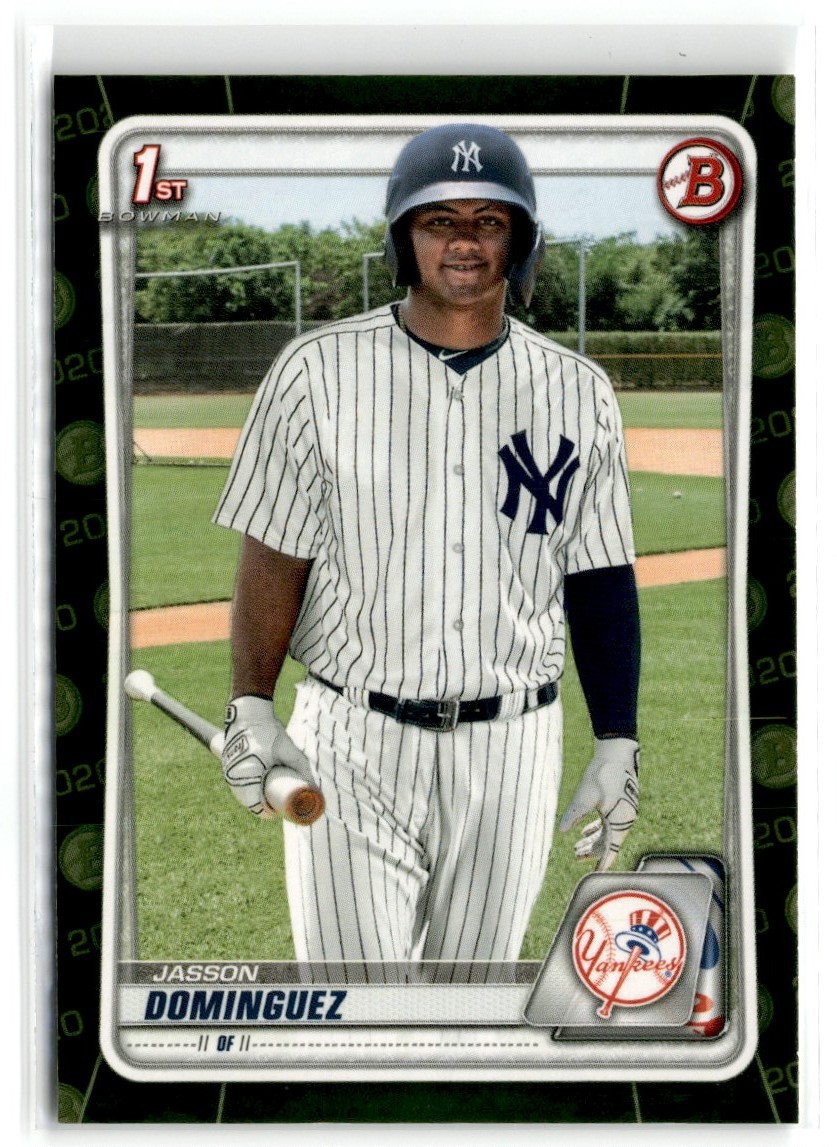 2020 Bowman Prospects Camo Jasson Dominguez #BP-8 New York Yankees