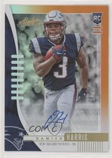 2019 Absolute Rookie Orange Spectrum Signatures 26/35 Damien Harris Auto fl4