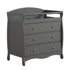 3-Drawer Changing Table Baby Diaper Changing Station w/ Safety Strap for Nursery