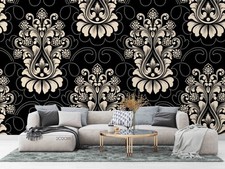 3D Plant Decoration Art Pattern Wall Murals W...