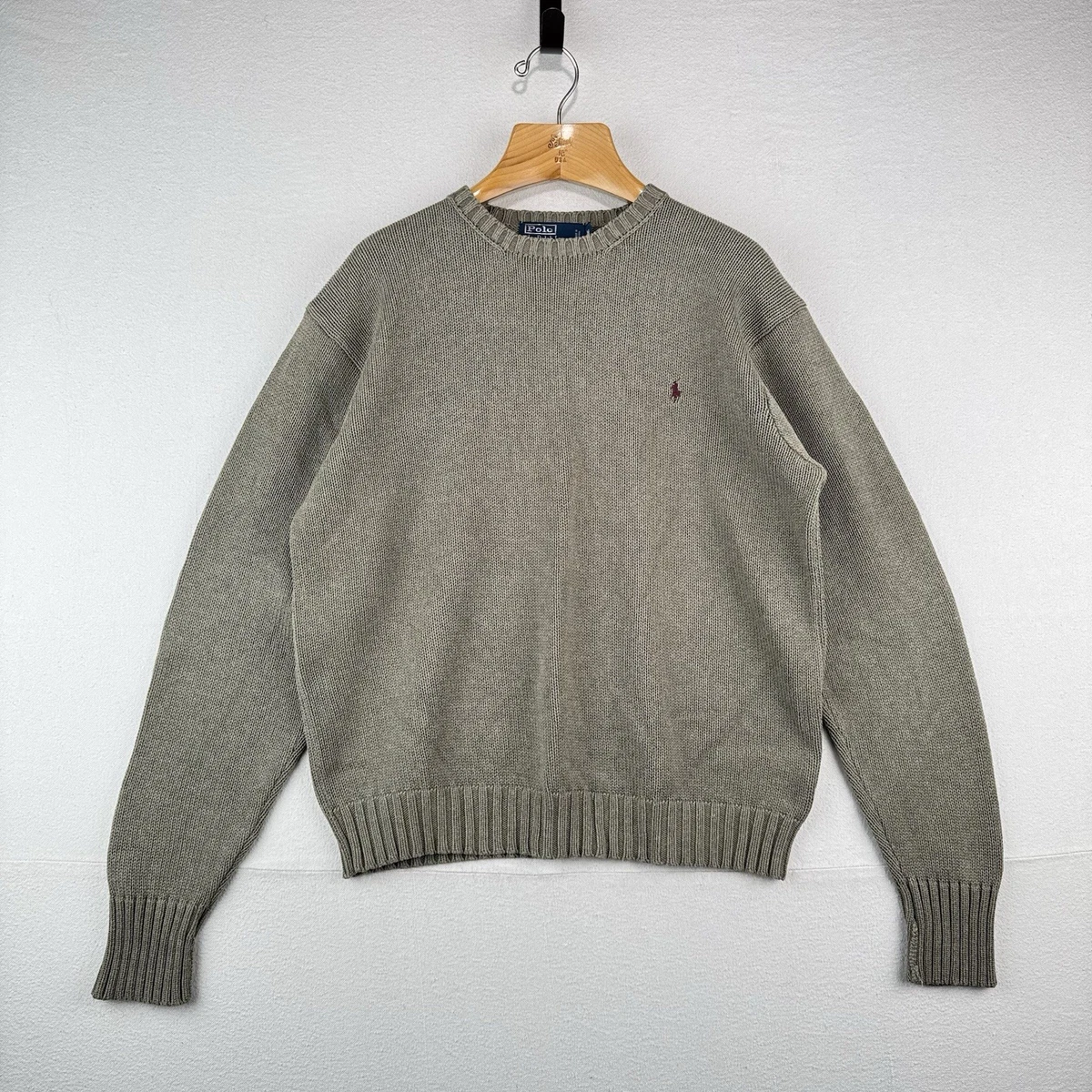 専用　　vintage Ralph Lauren cotton  knit NWT - Polo Ralph Lauren Men's 1/4 Zip Cable Knit Cotton Sweater
