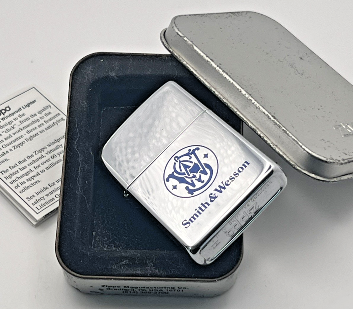 Genuine Brand New 1995 ZIPPO Lighter Rare Original SMITH & WESSON
