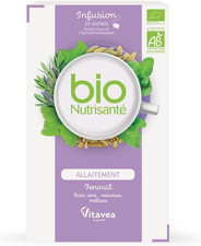 Santé - Infusion Allaitement BIO - Fenouil Mélisse - 20 Sachets | Apaise & Relax