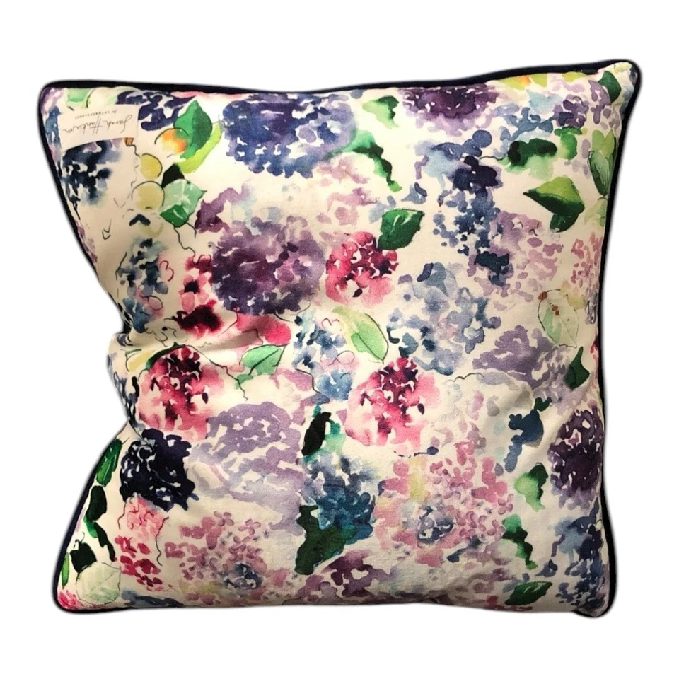 Almohada floral Anthropologie pensamientos Sarah Hankerson Foto 3 de 3