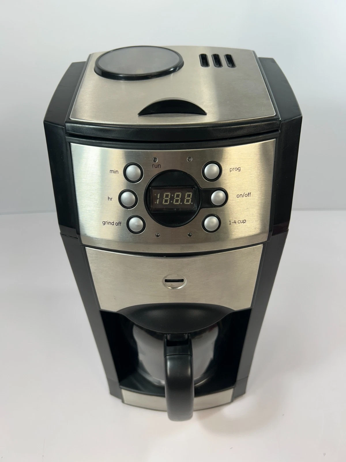 Ge Coffee Maker 10 Cup with Built In Coffee Grinder 169082 - Tested & Working
Opens in a new window 