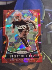 2019 Panini Prizm - Rookies Greedy Williams #315 Red Ice Prizm (RC)