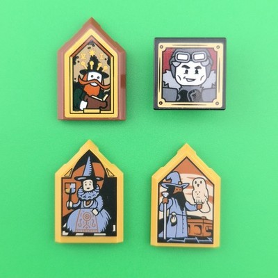 LEGO Harry Potter Tile Decorated Portrait Pentagonal Ivan & Burke & Wizard