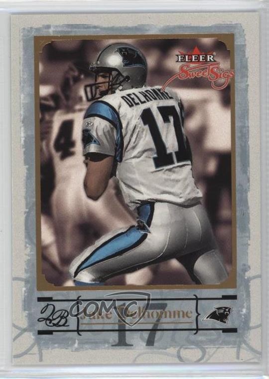 2004 Fleer Sweet Sigs Gold 69/99 Jake Delhomme #52 xm0