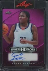 2026 Leaf Sports Heroes Prismatic Pink Sarah Strong 1/4 Auto Autograph