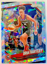 2025 Panini Prizm WNBA Bria Hartley #86 Cracked Ice Connecticut Sun