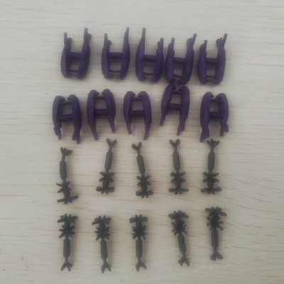 Lot of 20pcs Mega  HALO Bloks Convent Purple Plasma Rifle Spike Grenade Weapons