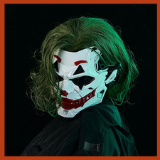 JOKER Cyberpunk Full Face MASK Cosplay Resin Anime Helmet HALLOWEEN Costume GIFT