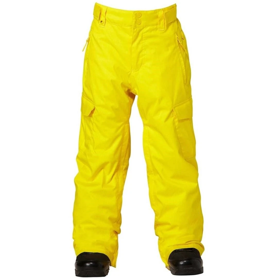 Quiksilver Porter Snow Pants Youth/Kids Medium 12Y Cyber Yellow New