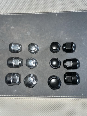 #ad Acura Honda Black amp; chrome lugnuts SET OF 20 $200.00