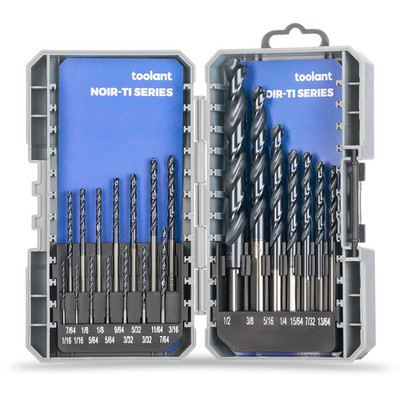 Cobalt Drill Bit Set for Metal and Steel (Pro), Titanium Aluminum Nitride Coated