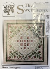 The Sweetheart Tree Teenie Tweenie Teenie Hardanger V Pattern Plus Embellishment