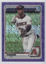2020 Bowman Chrome Prospects Purple Shimmer Refractor Geraldo Perdomo 0m9o