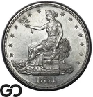 1874-CC Trade Dollar, Super Sharp Strike, RARE This Nice Choice BU++ Key Date!