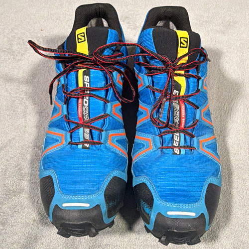 Salomon Speedcross 3 Gore-Tex Men’s Low-Top Lace-Up Trail Running Shoes Blue