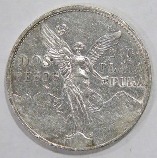 MEXICO 2 PESOS 1921 WINGED VICTORY SILVER WORLD COIN 🌈⭐🌈