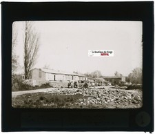 Taglio Di Poulagères, La Crau , Foto Antica Placca Lente, Positivo 8,5x10 CM