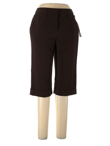 dress barn brown pants Dress Barn Womens Brown Dress Pants/Slacks Size 16 Side Waist Buckle