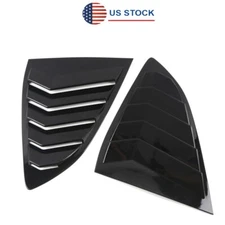 Fit For Honda CRV CR-V 17-20 Rear Window Shutters Louvers Blinds Cover Trim