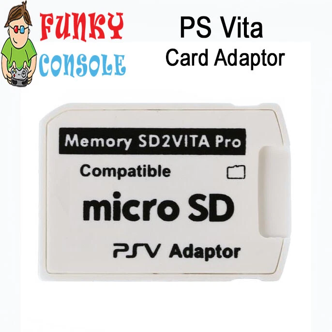 PS Vita 1000 2000 SD2VITA V5.0 Game Card to Micro TF Memory Card Adapter For