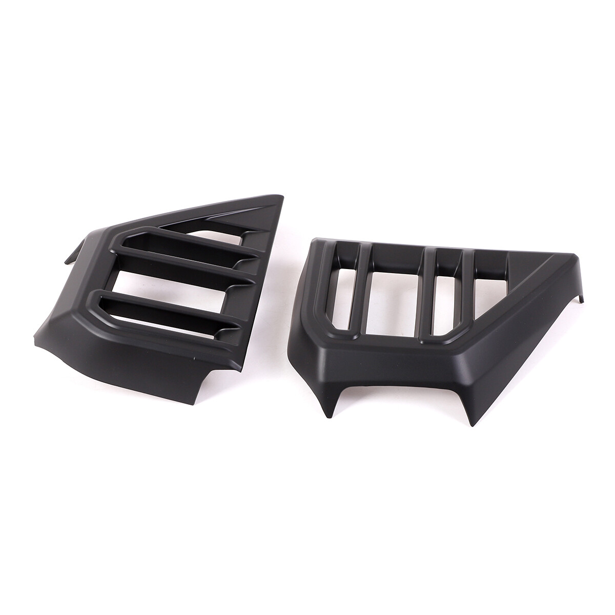 Matte Black Dashboard Side Air Vent Outlet Cover Trim for Toyota