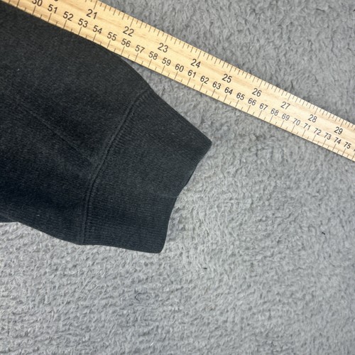 Polo Ralph Lauren Vintage 1/4 Zip Maglione Uomo XL Grigio Rosso Pony Felpa - Foto 7 di 7