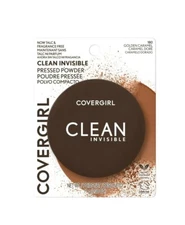 Covergirl Clean Invisible Pressed Powder, Vegan Formula, Golden Caramel 180