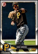 2018 Bowman Draft #BD-52 Lolo Sanchez Pirates RC ROOKIE PROSPECT