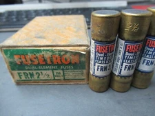 Fusetron Dual-Element Buss Fuse FRN 2-1/2  250V