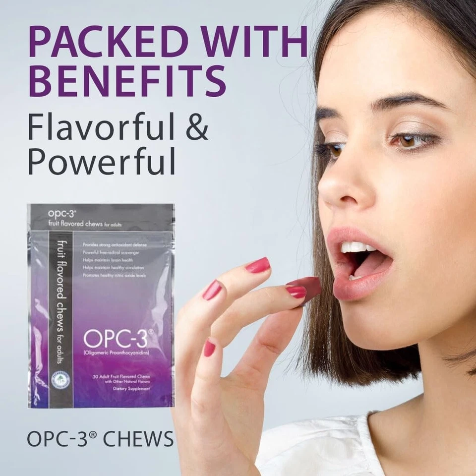 OPC-3 Isotonix Chews - Antioxidant Supplement - Grape Seed Extracts 30 Servings - Image 3 of 4