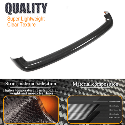 Carbon Heckspoiler Ansatz Passt für Audi TT 8N Spoiler Heckflügel Dachspoiler V6 - Bild 10 von 17