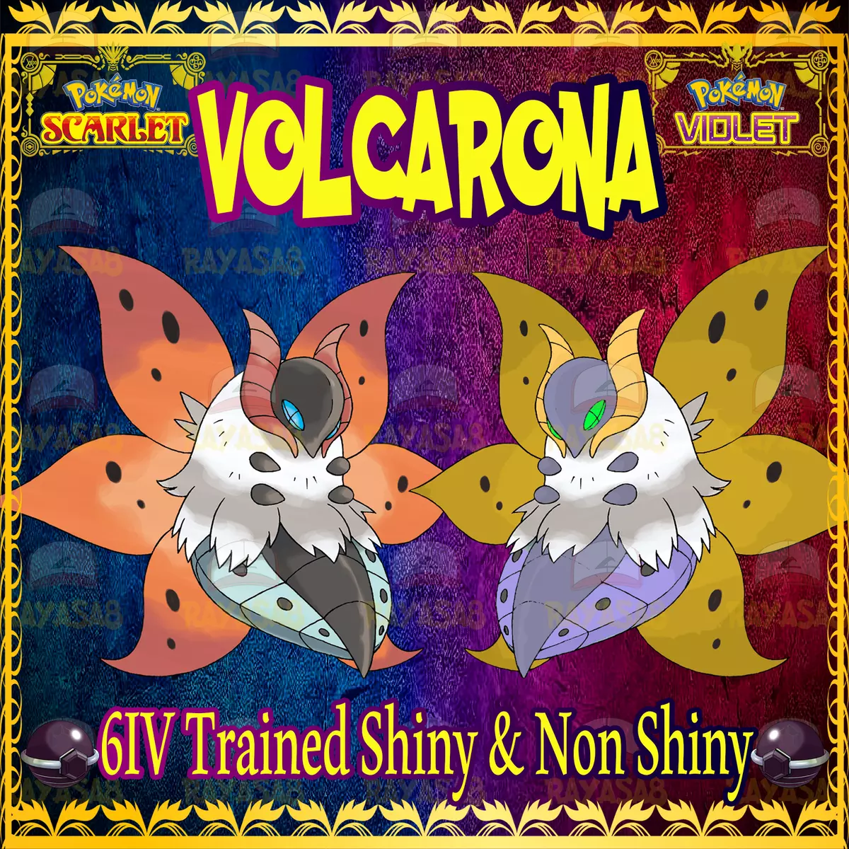 Pokemon Scarlet & Violet Shiny Pokemon 6IV Battle Ready!!