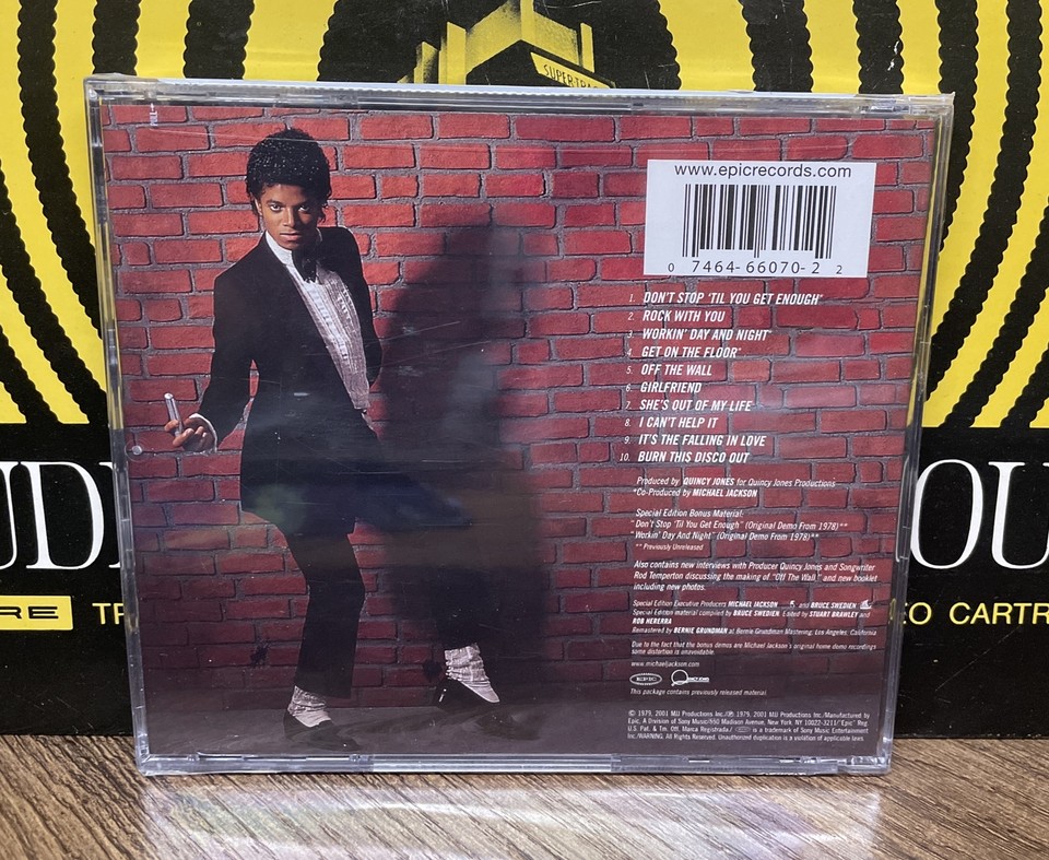 Michael Jackson Off The Wall Special Edition CD 2001 New Sealed | eBay