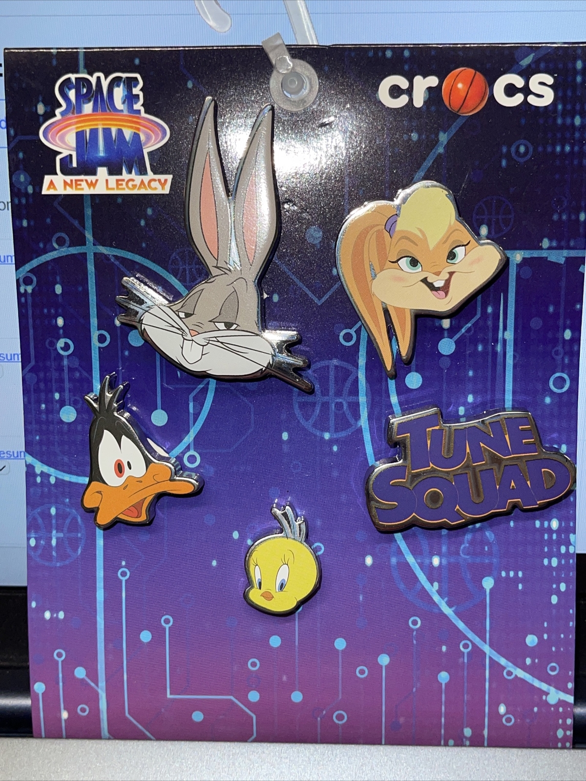 🔥 New Limited Edition Crocs Space Jam 5 Pack Jibbitz Charms Set A New Legacy
