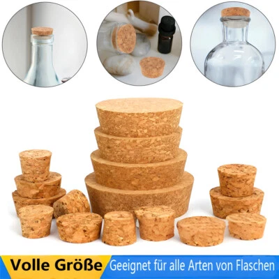 Fasskorken Korken Naturkork Flaschenkorken Naturkorken Stopfen Spitzkorken Wein - Bild 1 von 4