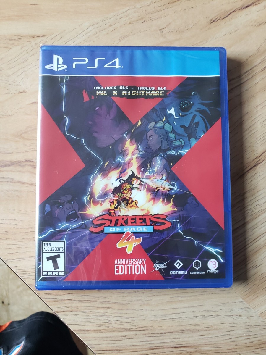 Ps4 Streets Of Rage Ps Vita Streets Of Rage Anniversary Edition